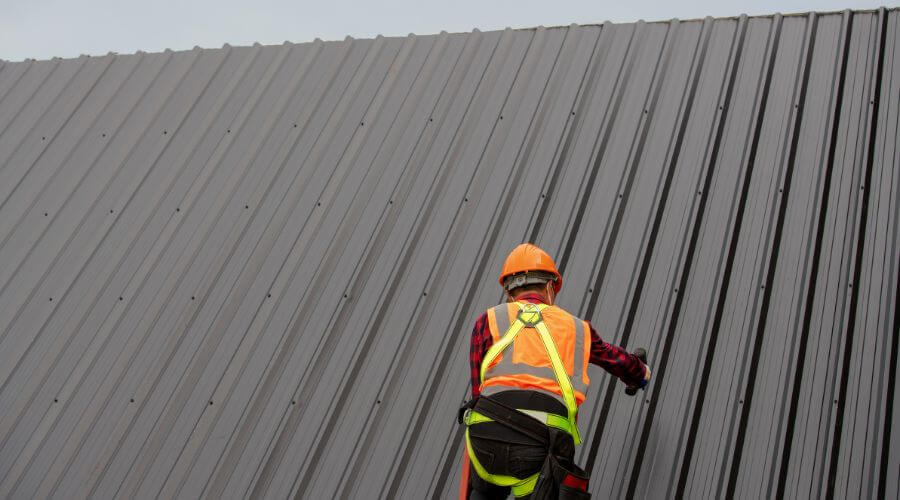 Professional metal roof installation services in Martin City, MT